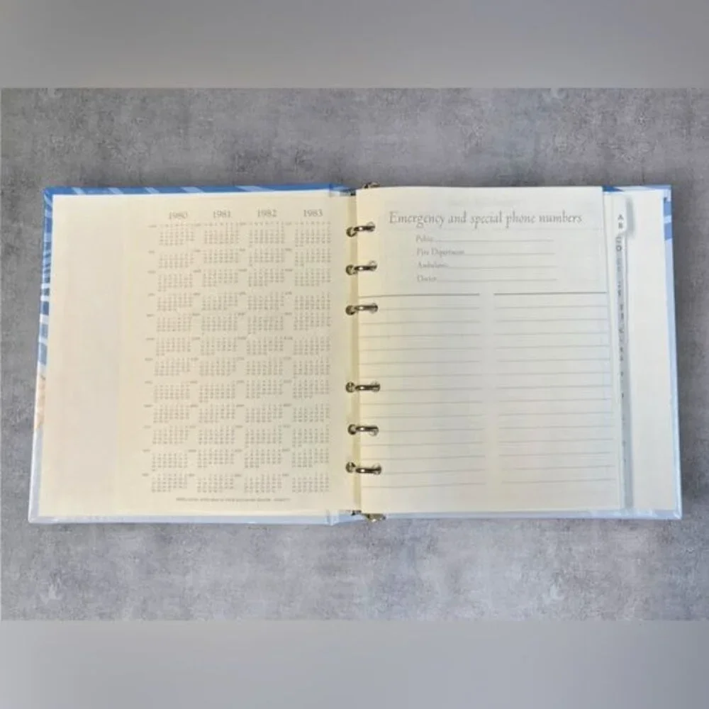Hallmark Seashell Design Address & Notes Album